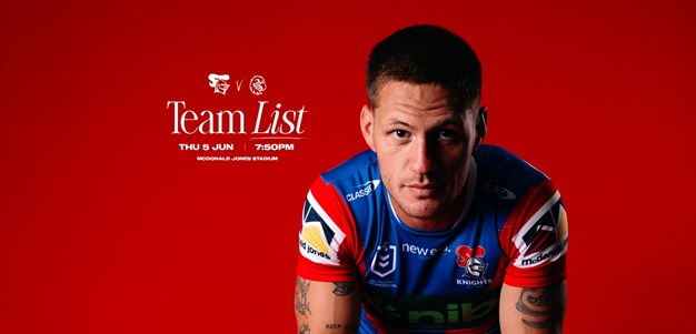 Round 14 NRL team list