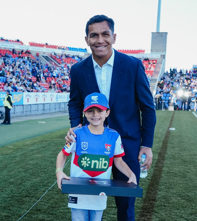 Rd 16 v Roosters – Emma Laverick (represented by her son Oliver Laverick)