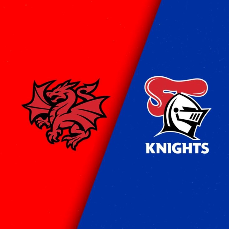 NRL Full Match Replay: Dragons v Knights