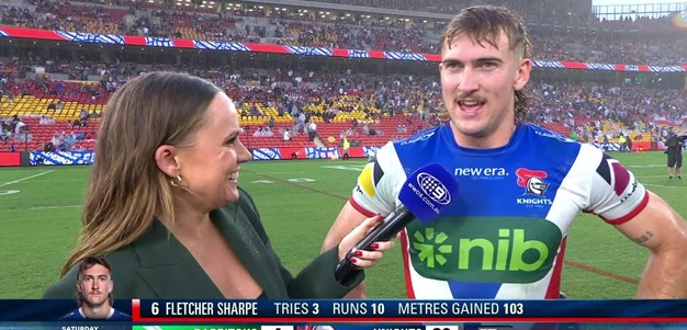 Sharpe reacts to three tries on his birthday