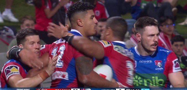 Pearce-Paul crashes over