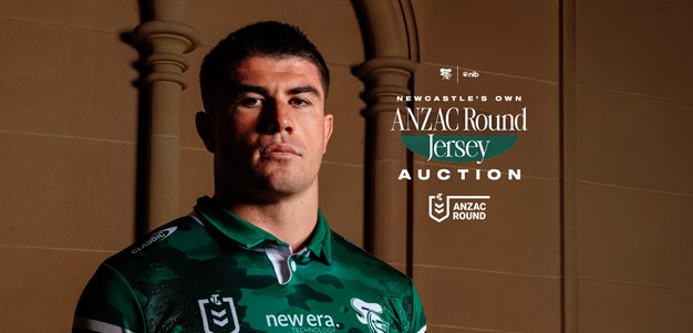 Own a piece of history: Knights player-worn ANZAC Round jerseys up for auction
